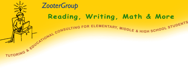Logo: ZooterGroup Tutoring: Reading, Writing, Math & More